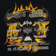 Load image into Gallery viewer, METAL INVASION Graphic Spellout Heavy Metal Band Festival Lineup T-Shirt
