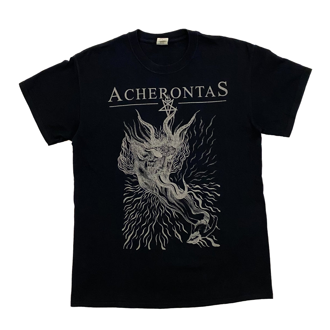 ACHERONTAS “Dimensional Nomads Tour MMXVI” Occult Black Metal Band T-Shirt