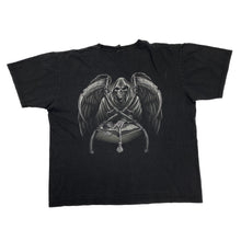 Load image into Gallery viewer, ROCKVOLUTION Gothic Fantasy Grim Reaper Book Of Death Graphic T-Shirt
