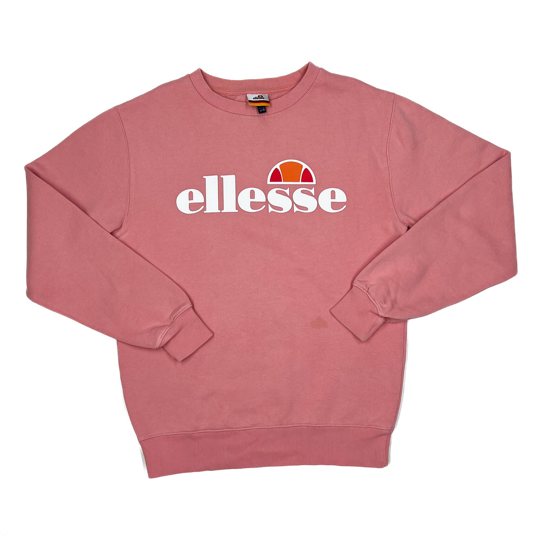 ELLESSE Classic Big Logo Spellout Crewneck Sweatshirt