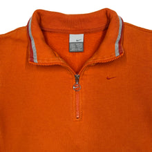 Load image into Gallery viewer, NIKE Classic Embroidered Mini Logo 1/4 Zip Pullover Sweatshirt

