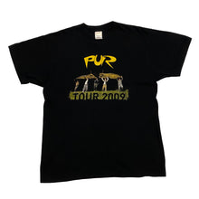 Load image into Gallery viewer, PUR “Tour 2009” Graphic Spellout German Pop Rock Band T-Shirt
