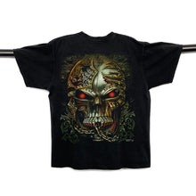 Load image into Gallery viewer, ROCK CHANG Gothic Steam Punk Fantasy Skull Graphic T-Shirt
