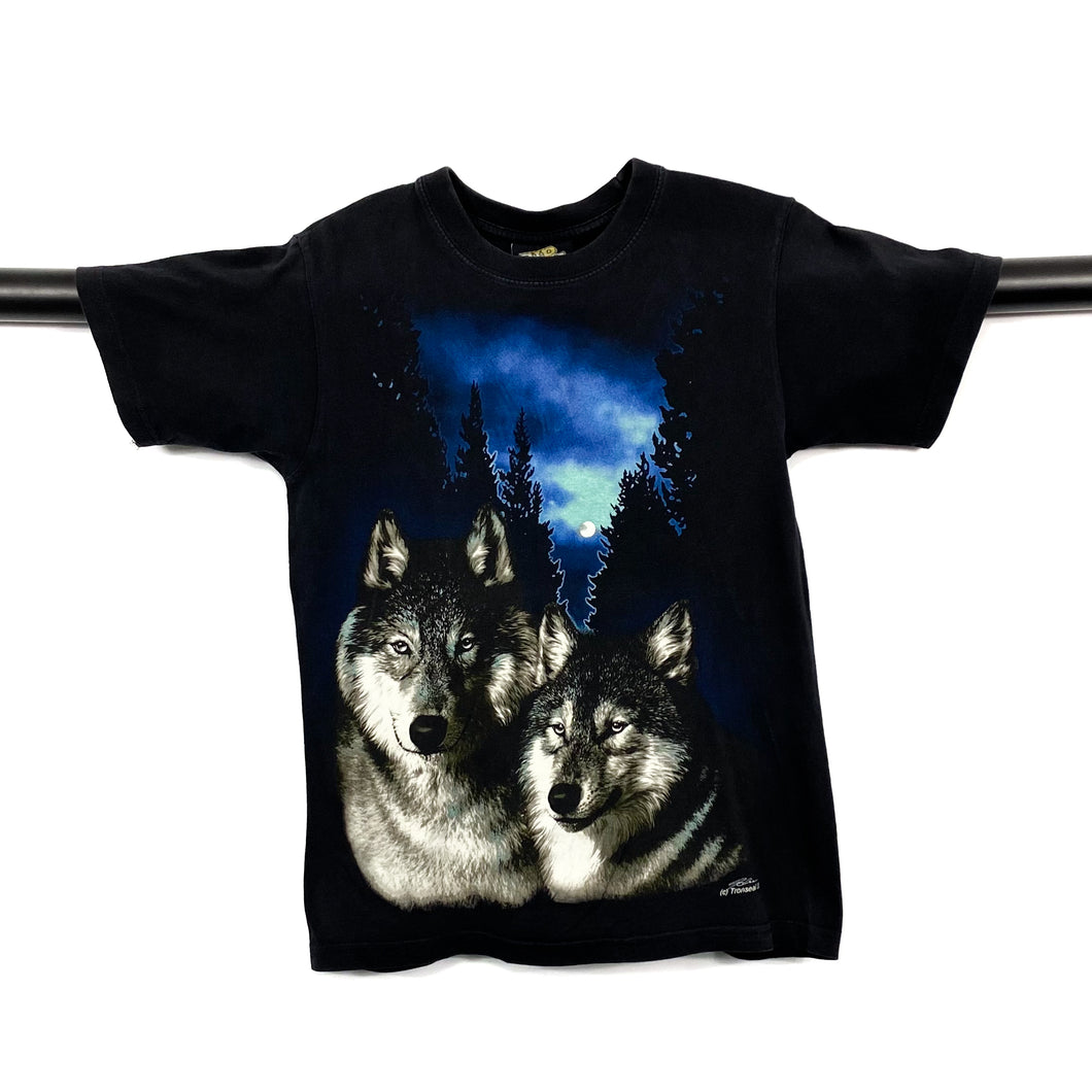ZIP IT Wolf Nature Wildlife Animal Graphic T-Shirt