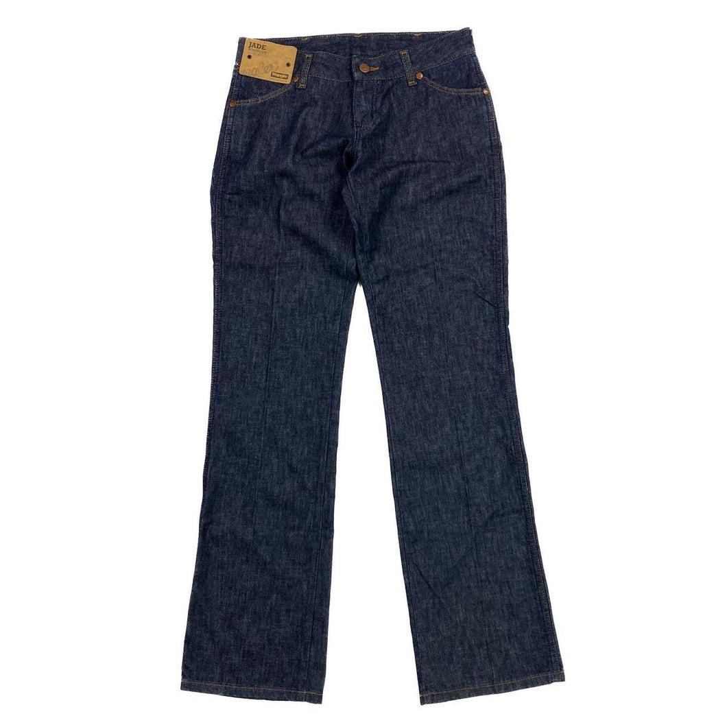WRANGLER “Jade” Low Waist Zip Fly Bootcut Navy Denim Jeans