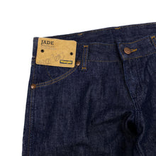 Load image into Gallery viewer, WRANGLER “Jade” Low Waist Zip Fly Bootcut Navy Denim Jeans

