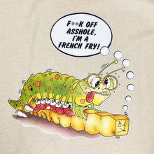 Load image into Gallery viewer, Screen Stars I’M A FRENCH FRY Caterpillar Cartoon Spellout Novelty Graphic T-Shirt
