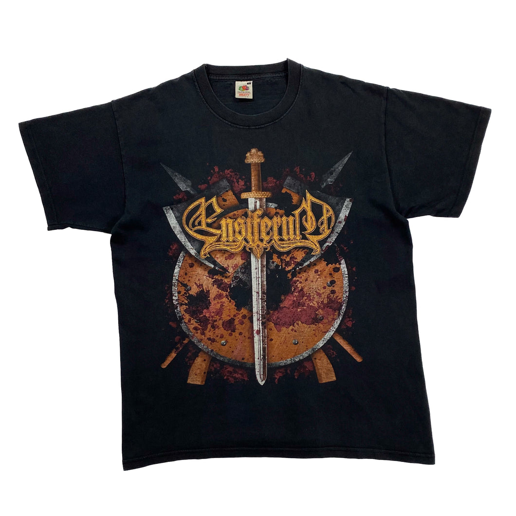 ENSIFERUM Graphic Spellout Melodic Death Folk Metal Band T-Shirt