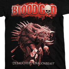 Load image into Gallery viewer, BLOODGOD “Debauchery Dragonbeast” Death Heavy Metal Band T-Shirt
