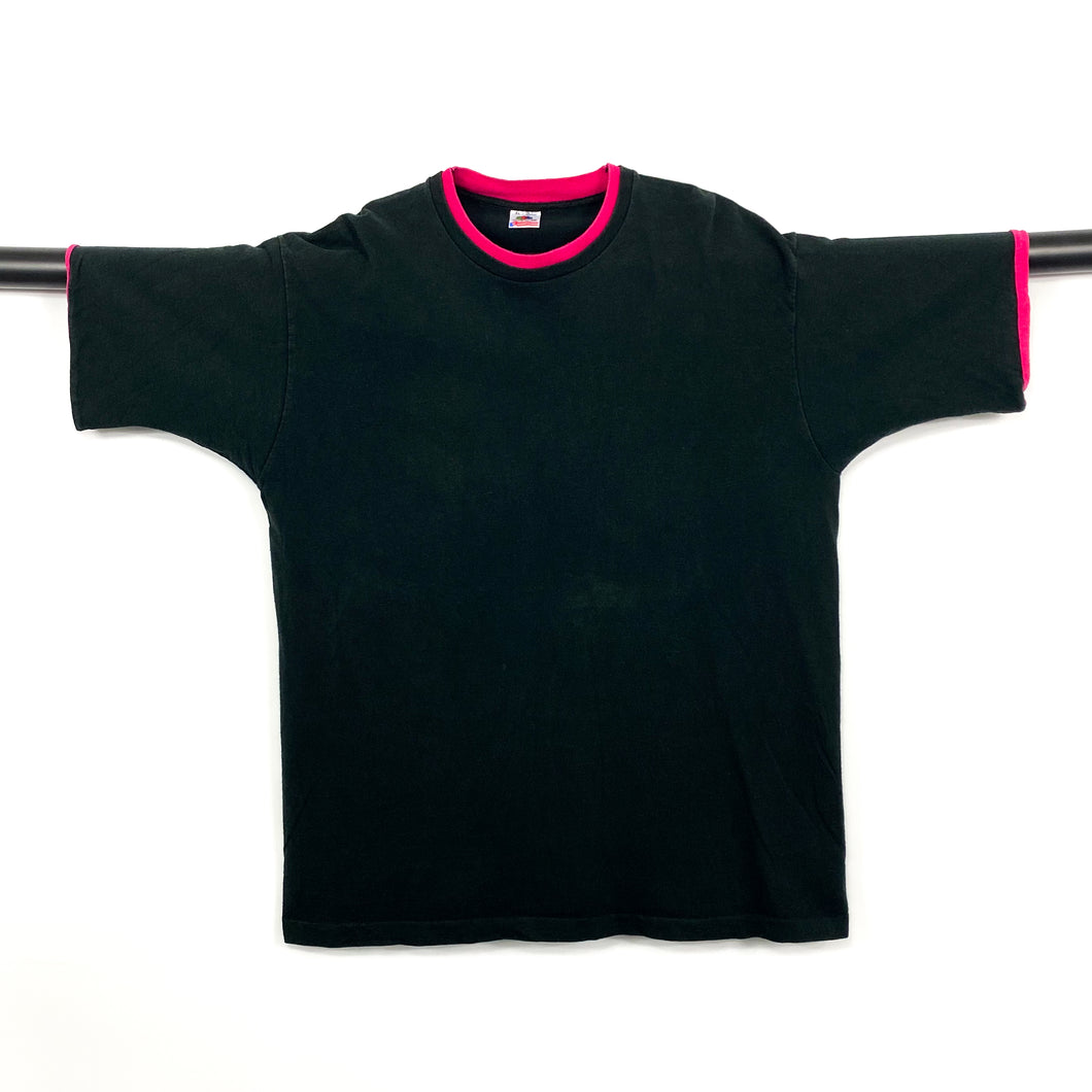 Vintage 90’s FOTL Classic Contrast Neck Sleeve Blank T-Shirt