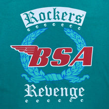 Load image into Gallery viewer, Screen Stars (1995) BSA “Rockers Revenge” Biker Spellout Graphic Single Stitch T-Shirt
