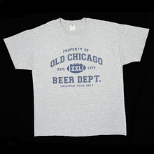 Load image into Gallery viewer, OLD CHICAGO BEER DEPT. “Property Of” Gridiron Tour Souvenir Spellout Graphic T-Shirt
