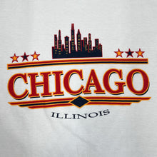 Load image into Gallery viewer, Anvil CHICAGO “Illinois” Souvenir Spellout Graphic Single Stitch T-Shirt
