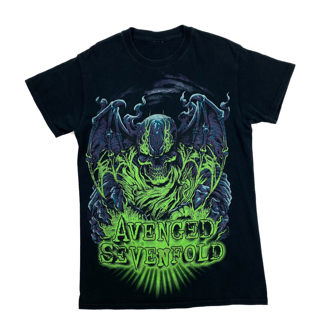 AVENGED SEVENFOLD Graphic Spellout Hard Rock Heavy Metal Band T-Shirt