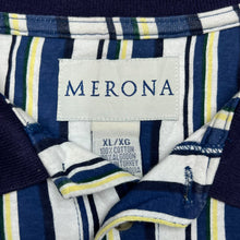 Load image into Gallery viewer, MERONA Multi Striped Short Sleeve Polo Shirt
