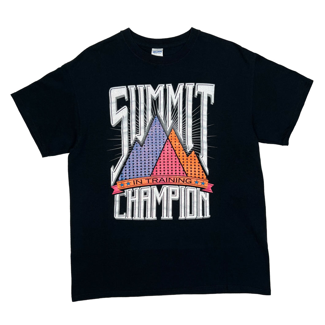 SUMMIT CHAMPION “In Training” Glitter Spellout Souvenir Graphic T-Shirt