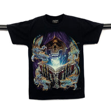 Load image into Gallery viewer, ROCK CHANG “Dark Magic” Gothic Dragon Skull Fantasy Graphic T-Shirt
