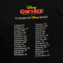 Load image into Gallery viewer, DISNEY ON ICE &quot;75 Years Of Disney Magic&quot; Souvenir T-Shirt
