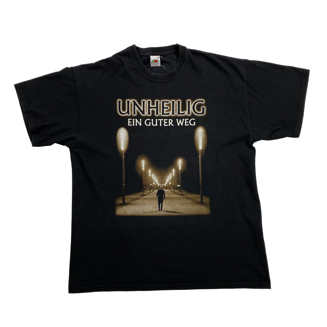UNHEILIG “Ein Guter Weg” Graphic Electronic Gothic Rock Band T-Shirt