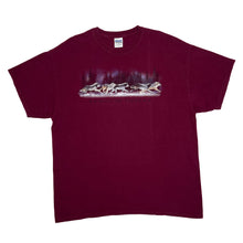 Load image into Gallery viewer, GLACIER PARK Snow Dog Husky Nature Animal Wildlife Souvenir Graphic T-Shirt
