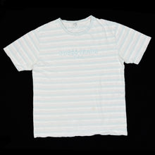 Load image into Gallery viewer, GUESS x ASAP ROCKY “Gue$$ Jeans USA” Embroidered Spellout Striped T-Shirt
