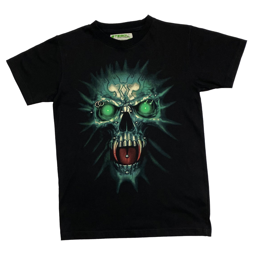 STEGOL Gothic Skull Graphic T-Shirt