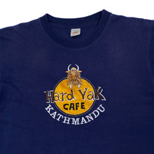 Load image into Gallery viewer, HARD YAK CAFE “Kathmandu” Nepal Embroidered Souvenir Spellout Graphic T-Shirt

