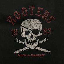 Load image into Gallery viewer, HOOTERS (2009) “Cook’s Couture” Skull Souvenir Spellout Graphic T-Shirt

