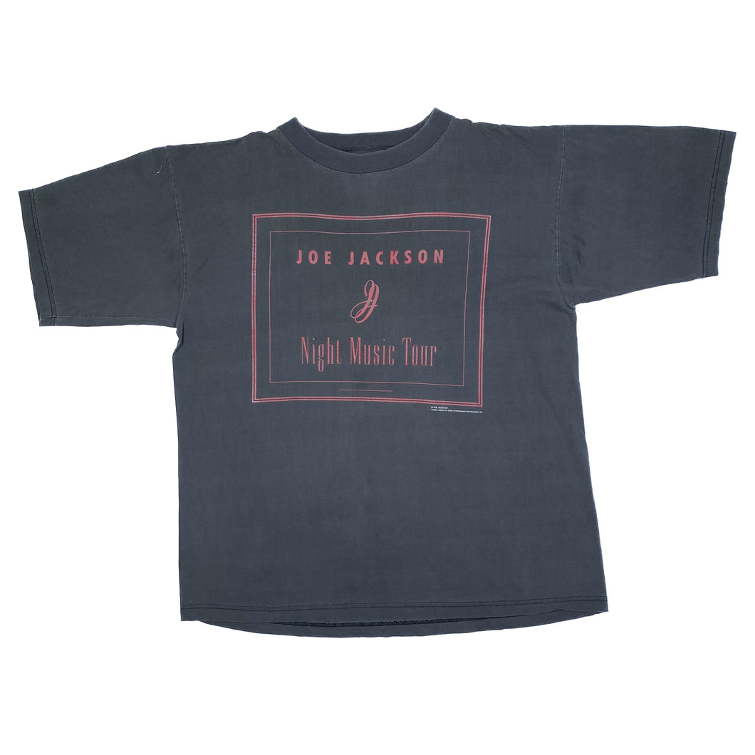 JOE JACKSON (1995) “Night Music Tour” Graphic New Wave Pop Jazz Band T-Shirt