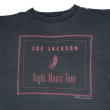 Load image into Gallery viewer, JOE JACKSON (1995) “Night Music Tour” Graphic New Wave Pop Jazz Band T-Shirt
