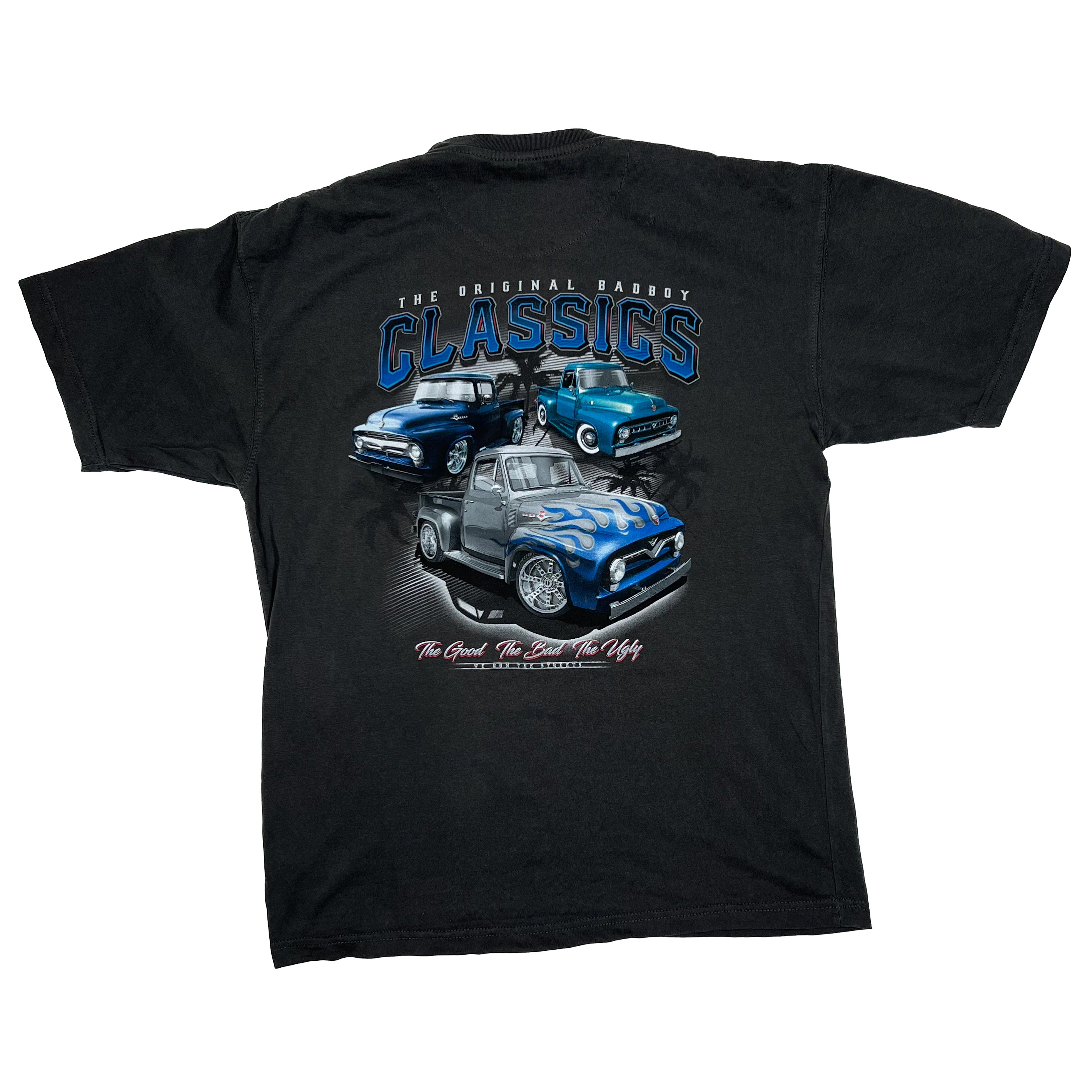 Newport Blue THE ORIGINAL BADBOY CLASSICS Hot Rod Muscle Car Graphic T ...