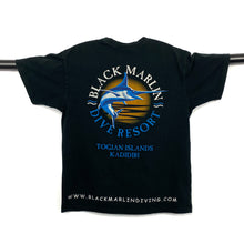 Load image into Gallery viewer, BLACK MARLIN DIVE RESORT “Togian Islands Kadidir” Souvenir Graphic T-Shirt
