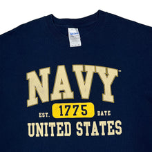 Load image into Gallery viewer, US NAVY “United States” Military Spellout Graphic T-Shirt
