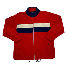 Load image into Gallery viewer, TOM SAYERS Colour Block Striped Zip Fleece Sweatshirt
