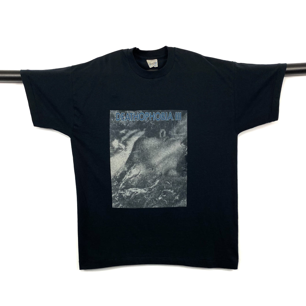 Screen Stars (1995) DEATHOPHOBIA III Death Doom Heavy Metal Compilation Band Single Stitch T-Shirt