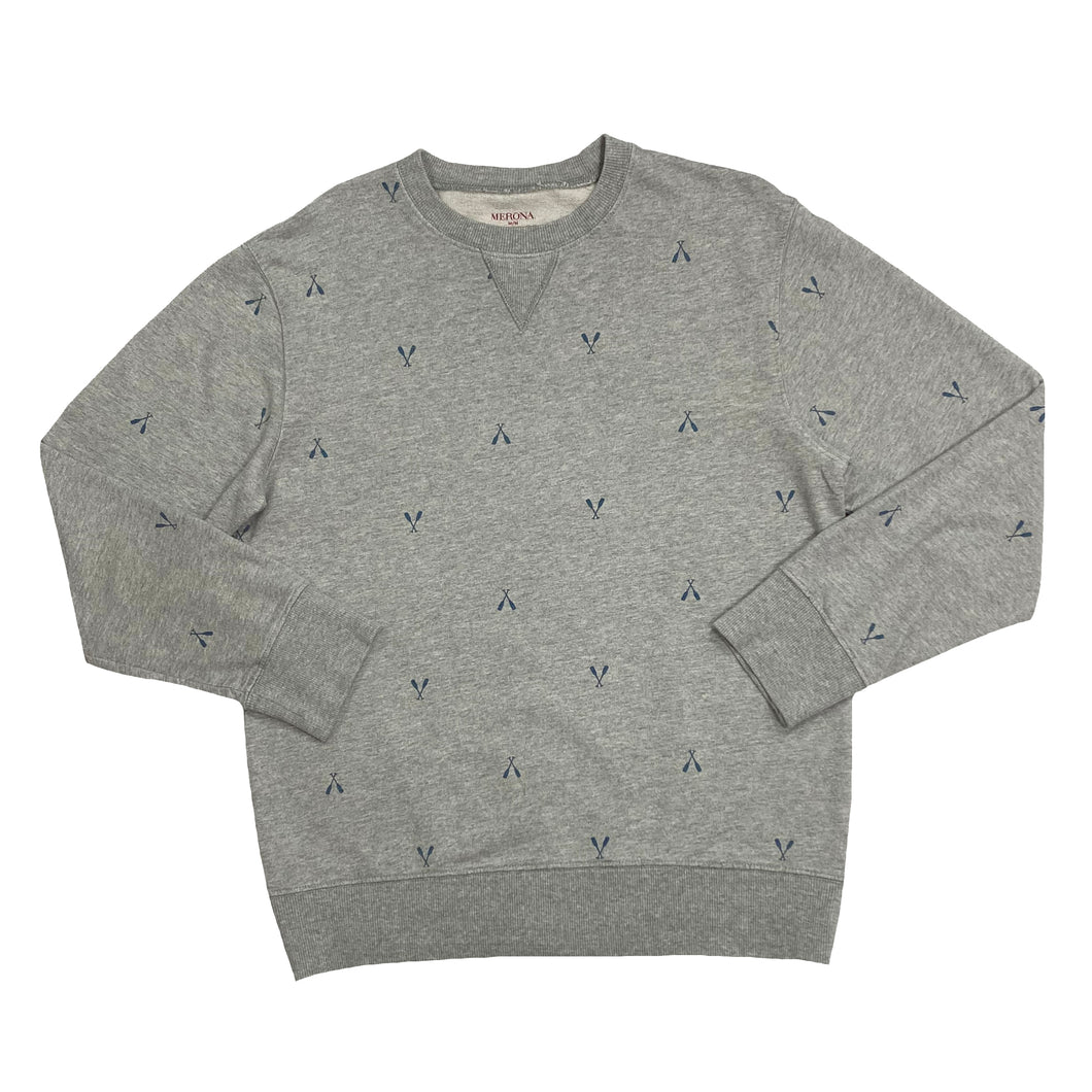 MERONA All Over Motif Pattern Sweatshirt
