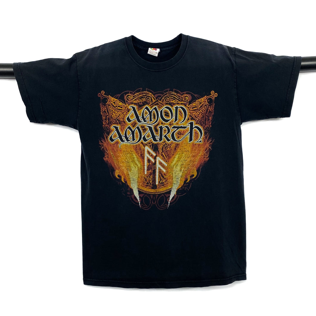 AMON AMARTH Graphic Spellout Melodic Death Metal Band T-Shirt