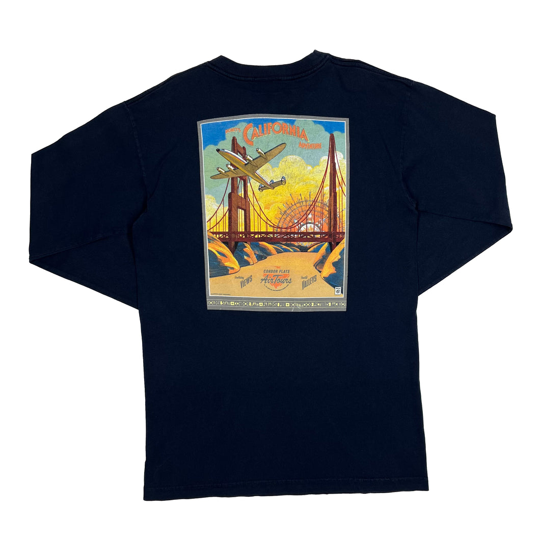 DISNEY “California Adventure” Condor Flats Air Tours Souvenir Long Sleeve T-Shirt