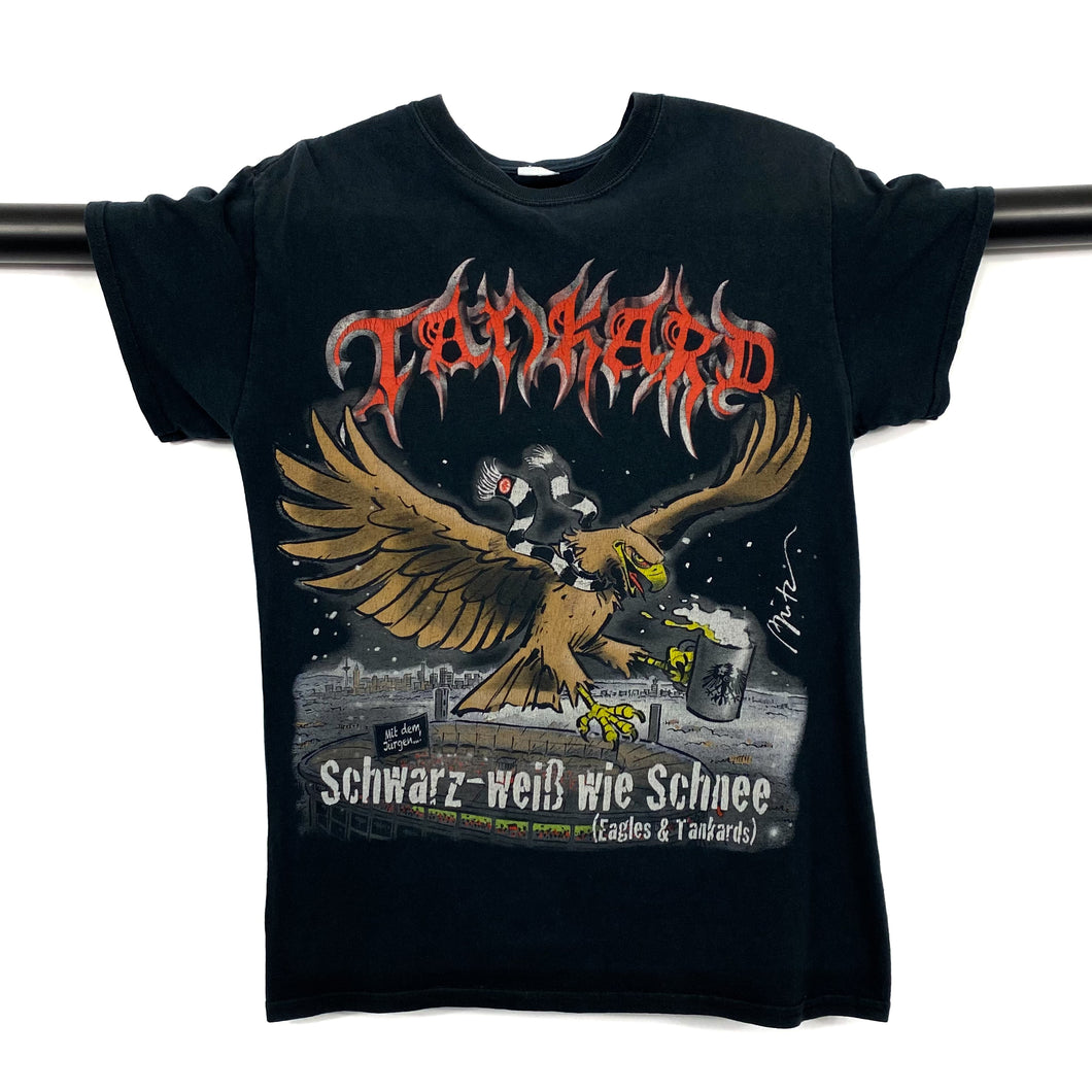 TANKARD “Forza SGE!” Graphic Spellout Thrash Heavy Metal Band T-Shirt