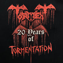 Load image into Gallery viewer, TORMENT “Die By The Saw” 20 Years Of Tormentation Thrash Metal Band T-Shirt
