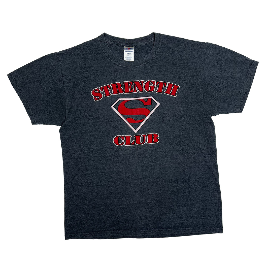 Jerzees STRENGTH CLUB Graphic Spellout T-Shirt