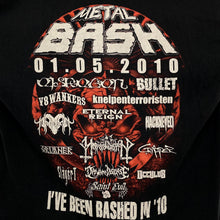 Load image into Gallery viewer, METAL BASH (2010) Graphic Spellout Death Heavy Metal Band Festival T-Shirt
