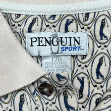 Load image into Gallery viewer, PENGUIN SPORT Golfer All-Over Print Patterned Short Sleeve Polo Shirt
