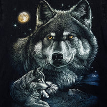 Load image into Gallery viewer, ROCK CHANG Wolf Animal Nature Wildlife Graphic T-Shirt
