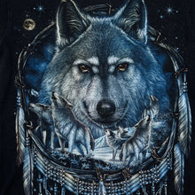 Load image into Gallery viewer, METAL ROCK Native American Wolf Dreamcatcher Nature Animal Wildlife T-Shirt
