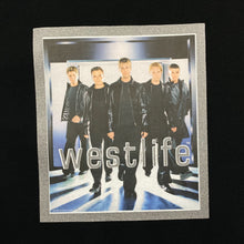 Load image into Gallery viewer, WESTLIFE (2001) Iconic Boy Band Pop Music Glitter Graphic Spellout T-Shirt
