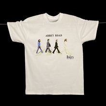 Load image into Gallery viewer, THE BEATLES (1999) “Abbey Road” Iconic Graphic Spellout Pop Rock Band T-Shirt

