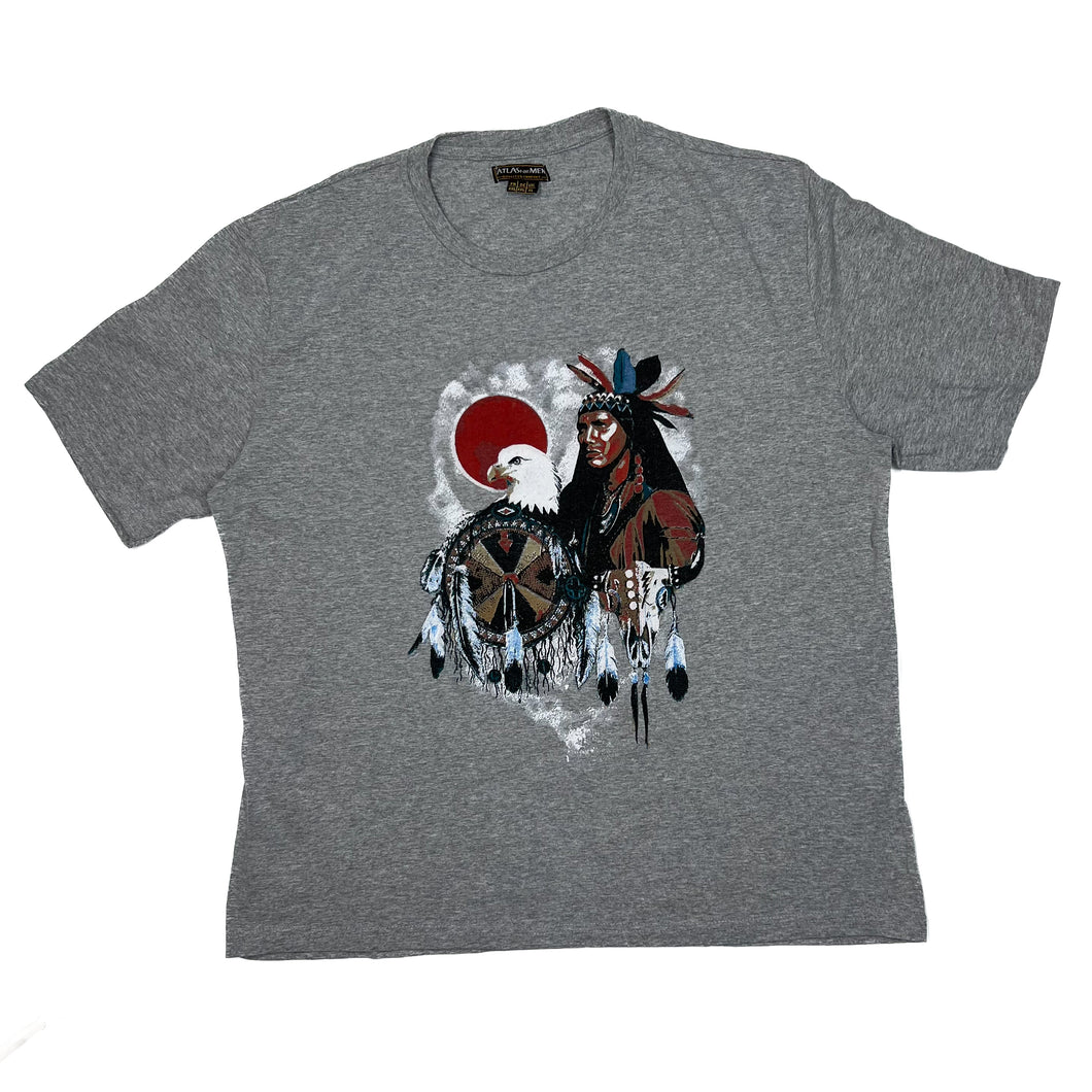 ATLAS FOR MEN Native American Bald Eagle Nature Graphic T-Shirt