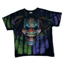 Load image into Gallery viewer, LIQUID BLUE (2005) “Evil Clown” Horror Gothic Halloween All-Over Print Graphic T-Shirt
