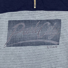 Load image into Gallery viewer, PARK CITY “Utah” Colour Block Striped Souvenir Collared 1/4 Zip Pullover Sweatshirt
